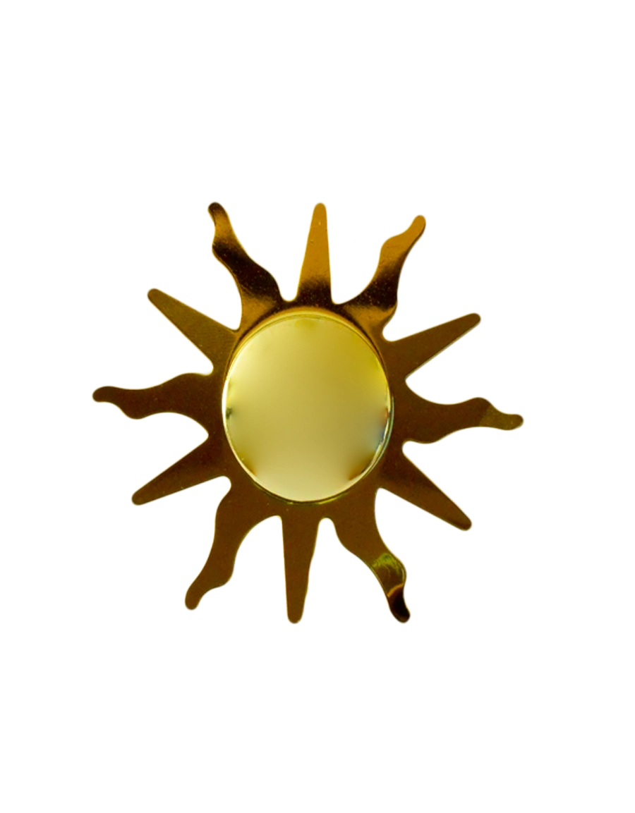 Napkin ring with figure, sun, 2-pack or 10-pack
