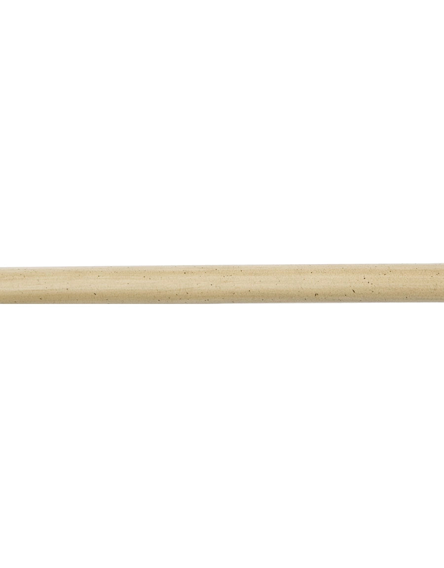 Curtain rod, wood, 28 mm, fixed length 130 cm