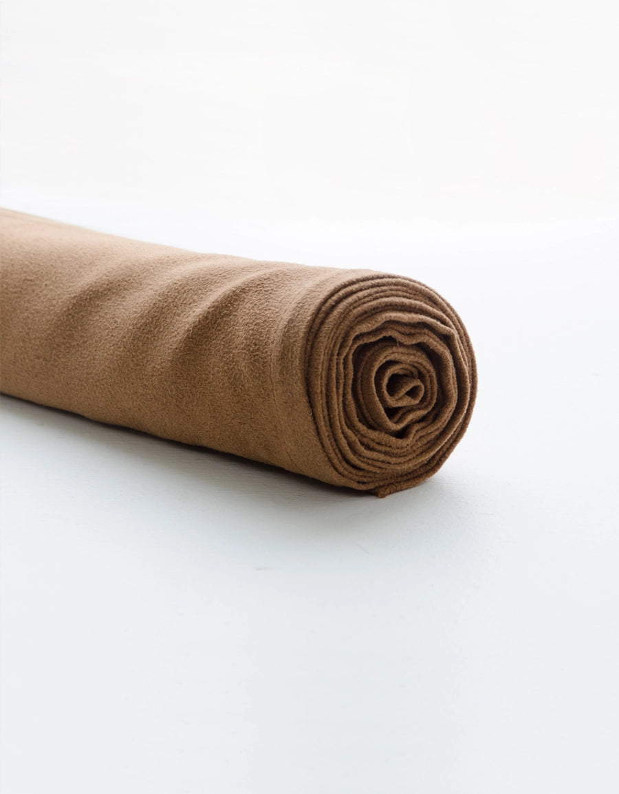 Panelgardin Suede, mellanbrun