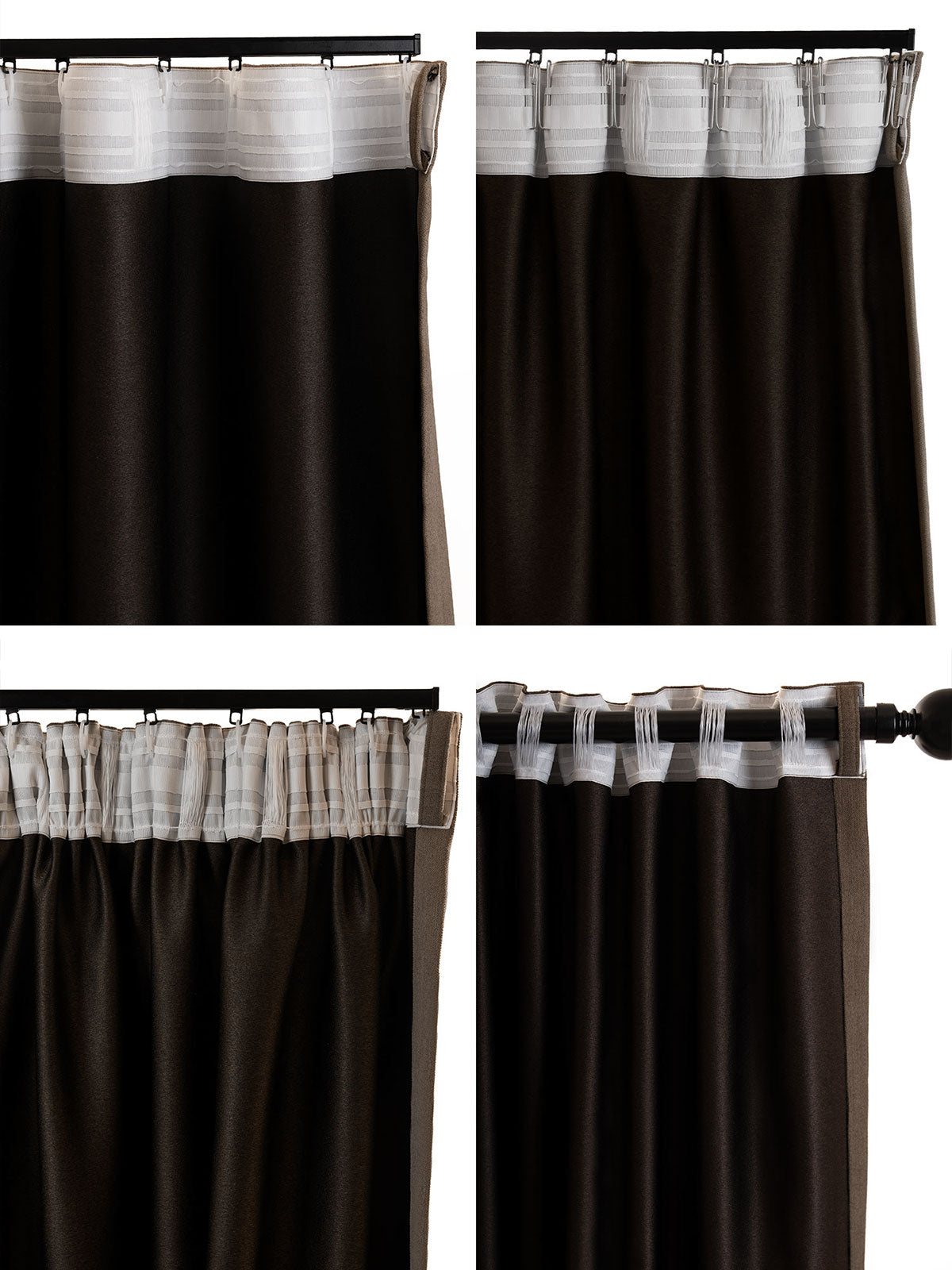 Curtain Dvala, brown