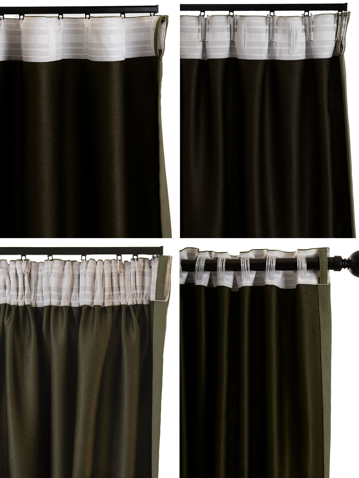 Curtain Dvala, green