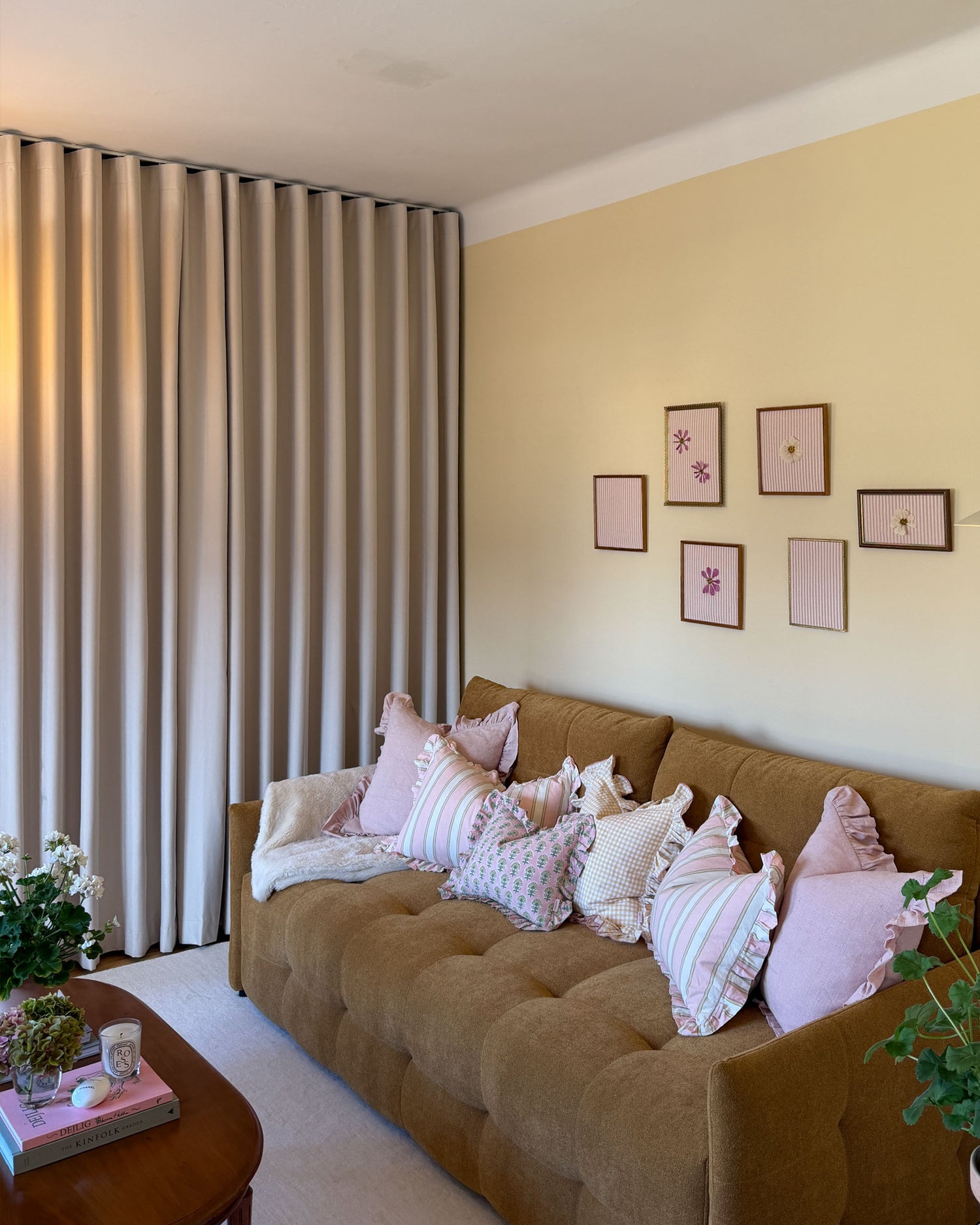 Nova curtain, blackout curtain, beige