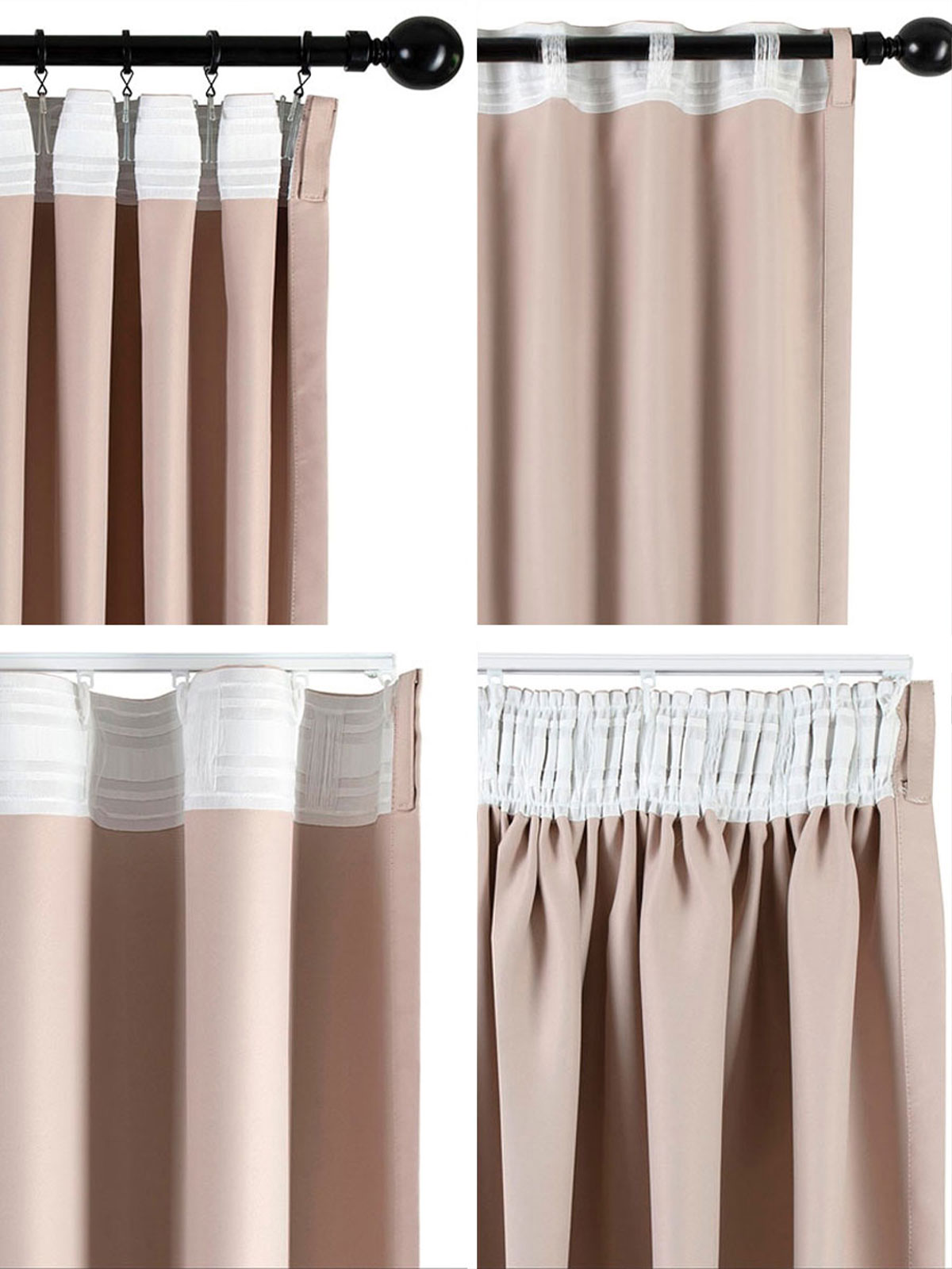 Gardin Dokie, beige, 132x238 cm