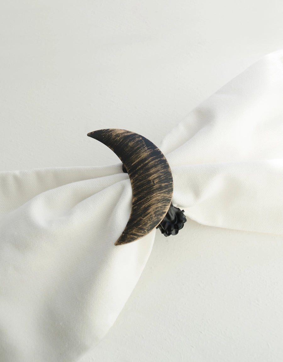 Napkin ring with figure, moon, 10 pcs
