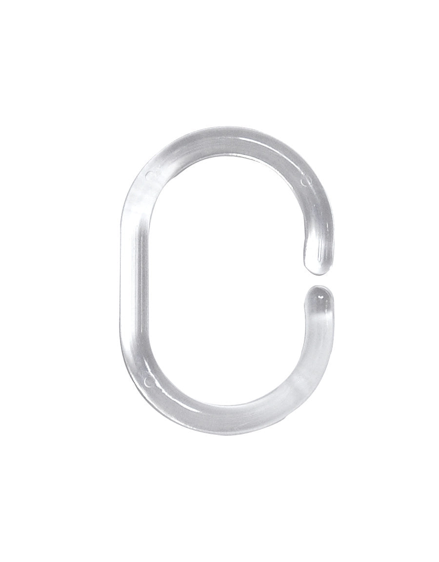 Transparent duschring i plast