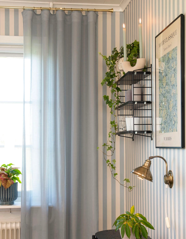 Curtain Vilja, light blue