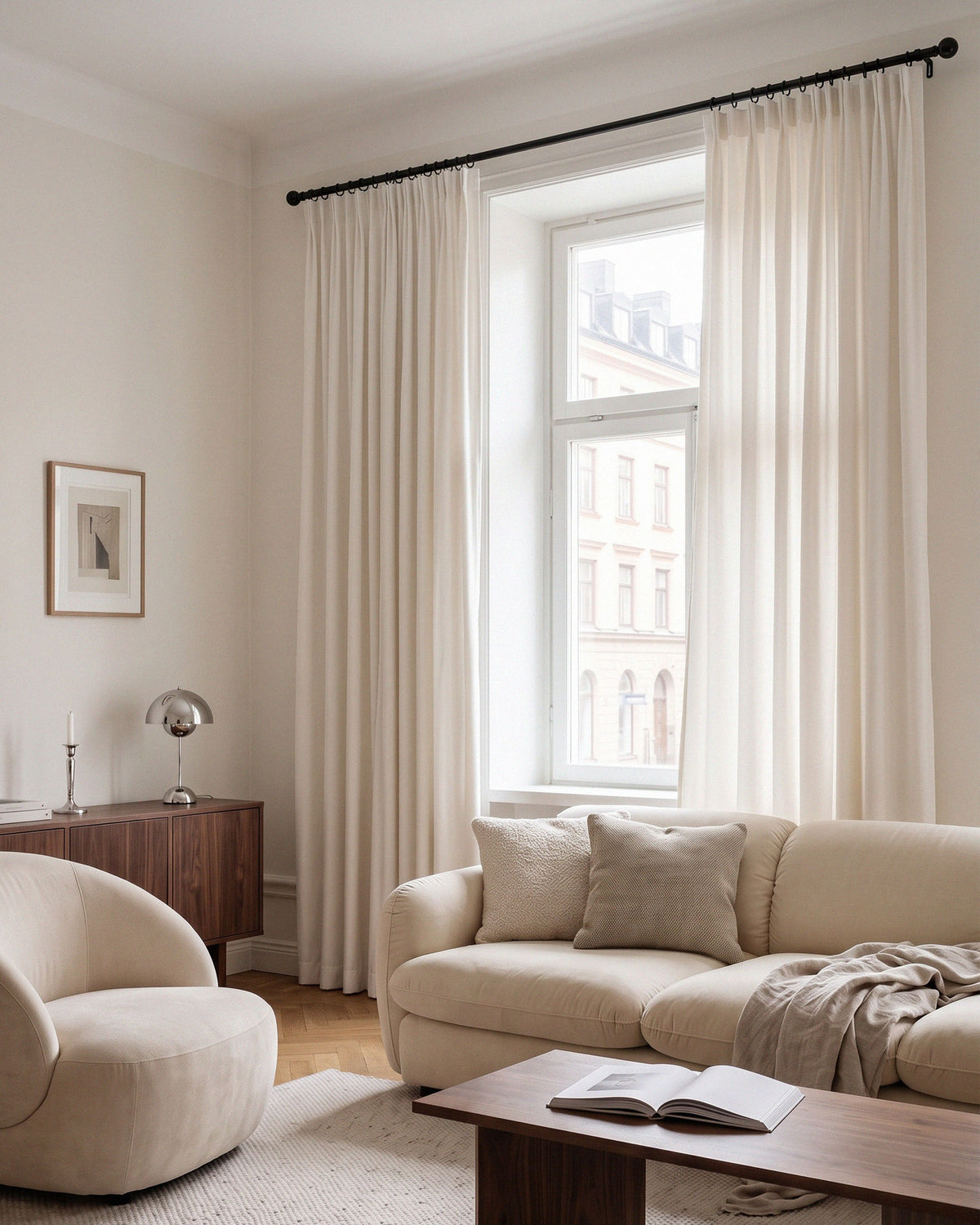Curtain rod Miami, several colours