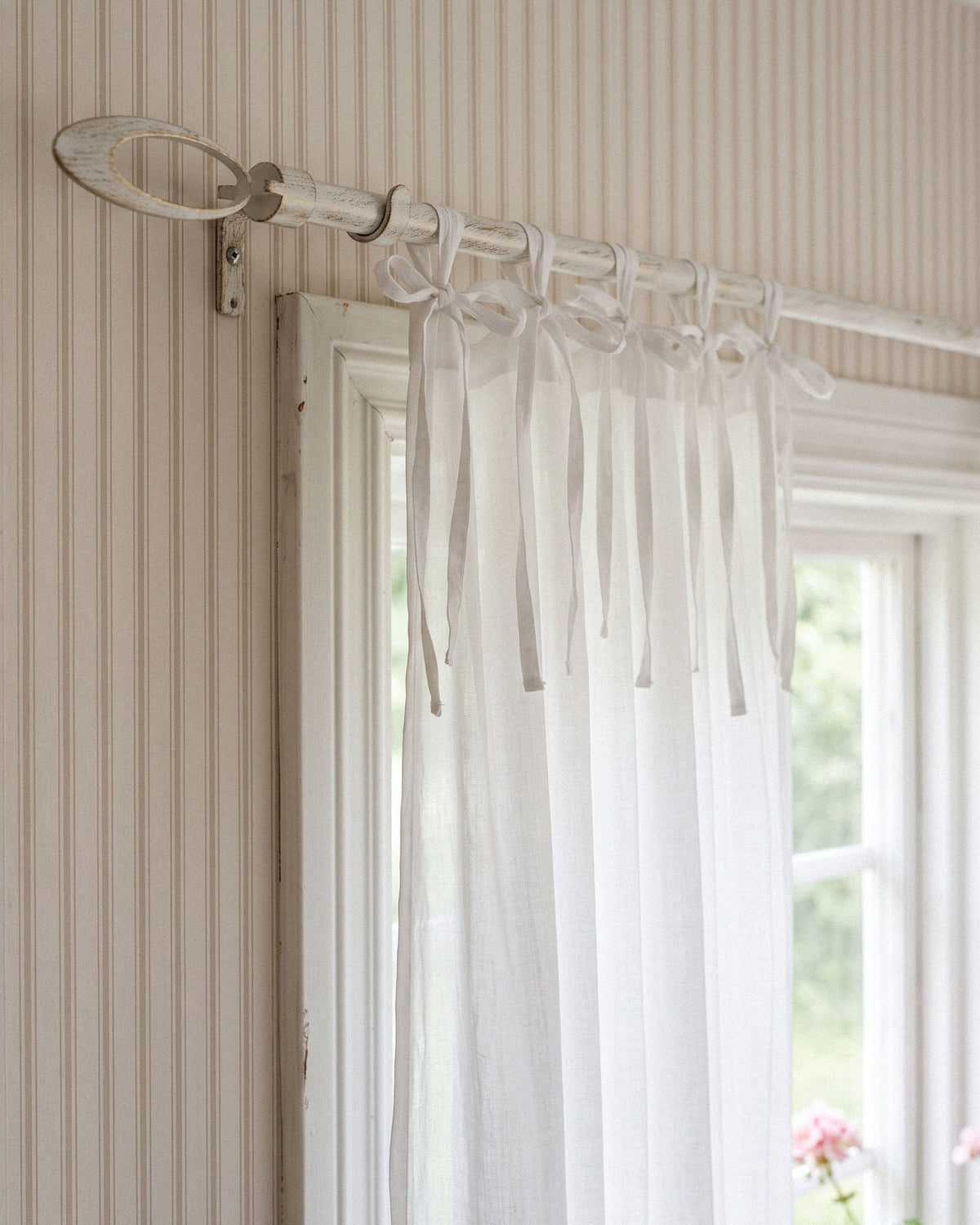 Curtain pole Boston, 16/19 mm, white gold