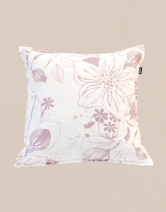 Kuddfodral med rosa blommor