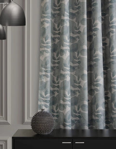 Made-to-measure curtain, room-darkening, Agatha, green