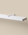 Wall bracket for hotel curtain track with double track